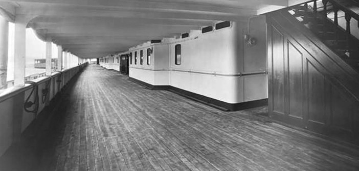 A Stroll on Lusitania’s Promenade Deck