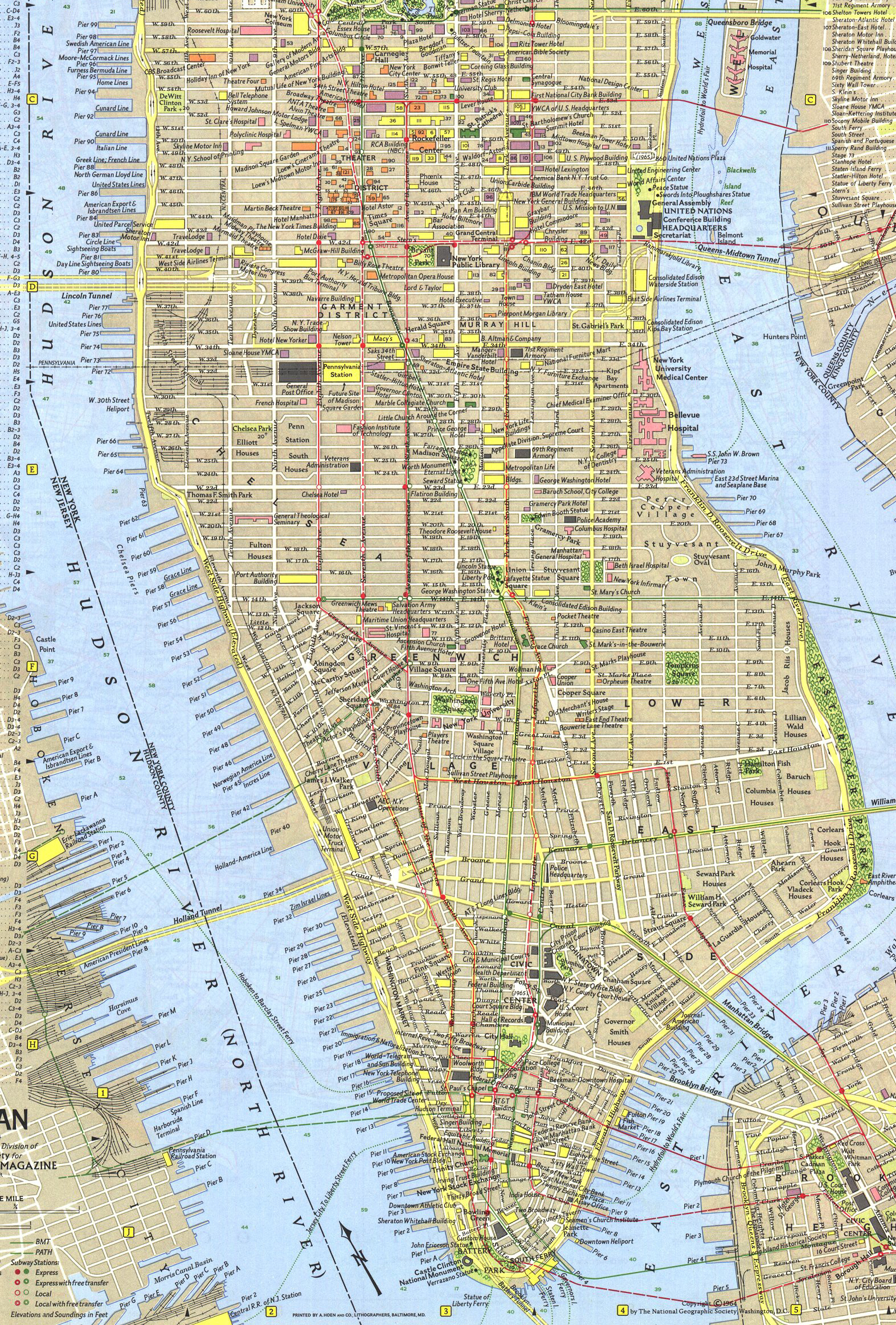 1964 Map