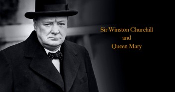 Winston Churchill and Queen Mary