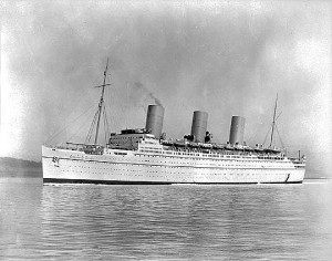 Empress of Britain (1931) Washes Up
