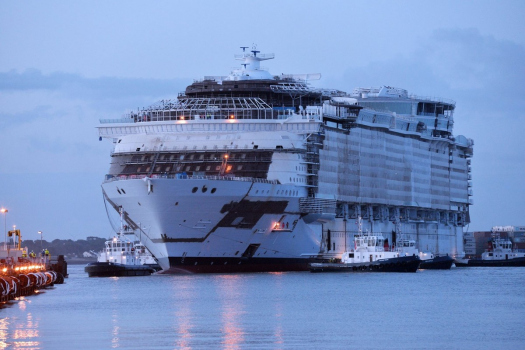 Symphony of the Seas Floated Out - Ocean Liners Magazine